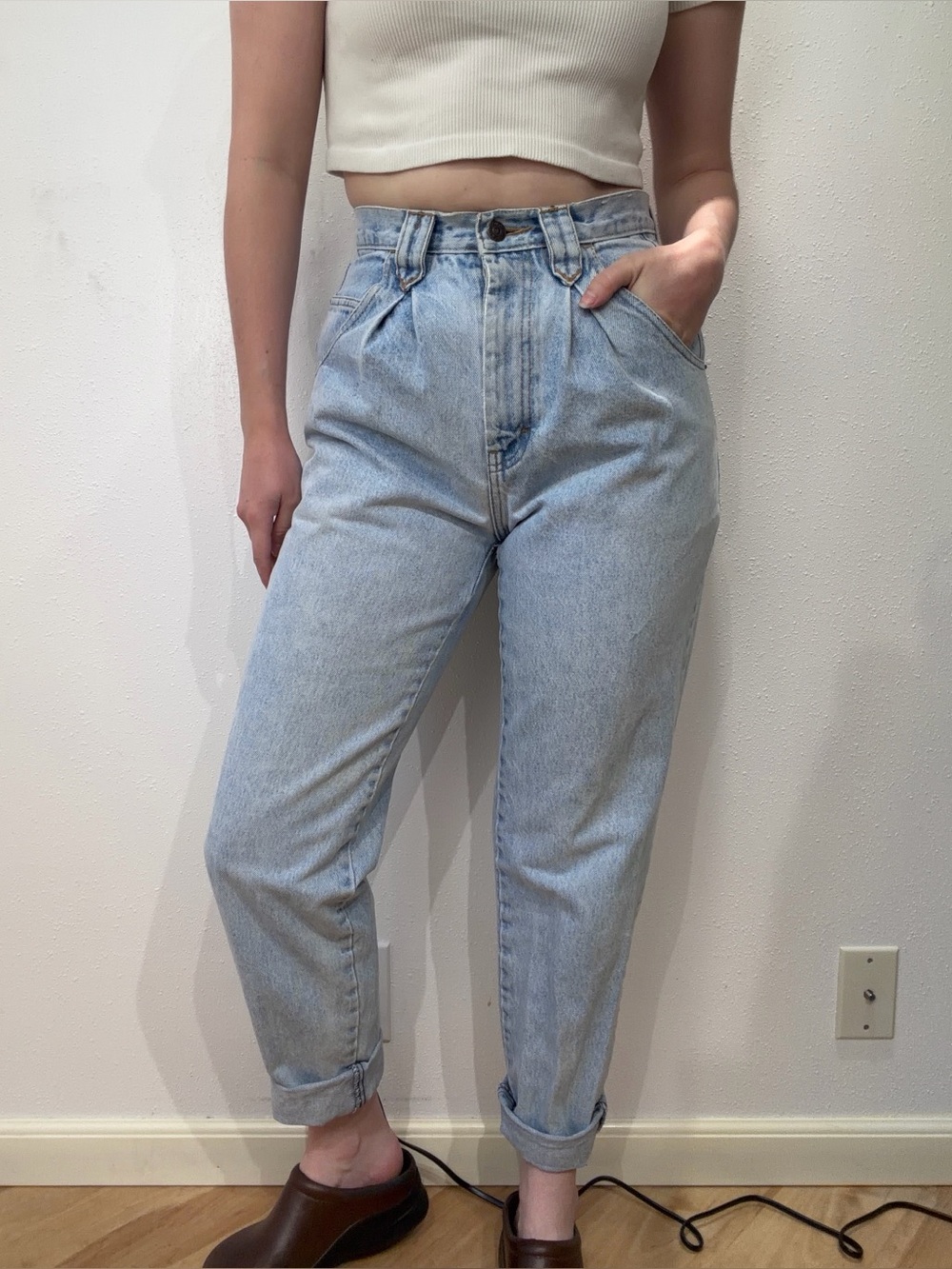 Vintage Jordache Pleated Jeans